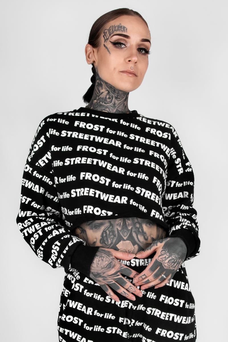 FOR LIFE CROPPED CREWNECK